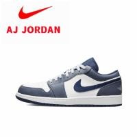 ราคา รองเท้าบาสเก็ตบอล Air Jordan 1 Low Retroน้ำเงิน (23850188155)