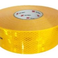 ราคา เทปสะท้อนแสงสีเหลือง3M สติ๊กเกอร์สะท้อนแสง สติ้กเกอร์ติดรถบรรทุก สติ้กเกอร์สะท้อนแสงติดรถบรรทุก เทปสะท้อนแสงไดมอนด์เกรด (2078816599)