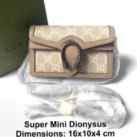 ราคา GUCCI Super mini Dionysus bag ของแท้ 100% [ส่งฟรี] (22946278017)