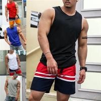 ราคา เสื้อยืดแขนกุดผู้ชาย มีสไตล์ ระบายอากาศดีสำหรับหน้าร้อน (40028048484)