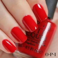 ราคา พร้อมส่ง OPI - Red Hot Rio (NLA70) ยาทาเล็บเนื้อครีม สีแดงสดใส Brazil Collection แท้ 100% (5853748350)