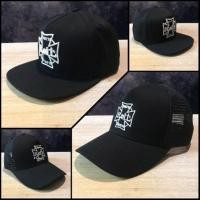 ราคา Lokal Trucker COIL / SNAPBACK / SNAPBACK BLACK ON BLACK หมวกเท่ๆ สายท้องถิ่น distro (26582527701)