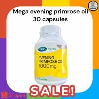 ราคา Mega wecare evening primrose oil เมก้า วีแคร์ น้ำมันอีฟนิ่ง พริมโรส 30 แคปซูล บำรุงผิว ลดอาการวัยทอง ปวดท้องประจำเดือน (25671825392)