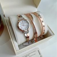 ราคา (สด-ผ่อน)นาฬิกาผู้หญิงของเเท้100%ได้ทั้งSetคุ้มเเยกใช้ได้❤️ Anne Klein Women's Swarovski Crytal 2Tone (26488957262)