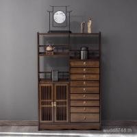 ราคา ตู้น้ําชาแบบตั้งพื้น เก็บชา ชั้นวาง Bogu ศาลา ตู้โชว์ ชั้นวางตู้ ที่เก็บของโบราณ Puer หลายชั้น (54655584262)