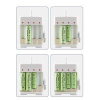 ราคา ถ่านชาร์จ Deleex ขนาด AA/AAA 1.2V แพ็ค 4 ก้อน ถ่าน ที่ชาร์จถ่าน แท่นชาร์จถ่าน USB DX (5138912087)