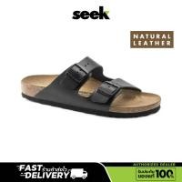 ราคา BIRKENSTOCK ถูกลิขสิทธิ์ พร้อมส่ง รุ่น ARIZONA BLACK หนังแท้ - ร้าน SEEK ของแท้100 % (23253806286)