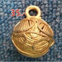 ราคา [1 แพ็ค 10ลูก] กระพรวนทองเหลืองแท้ 2.5 ซม. งานทองเหลือง ใช้แต่งบ้าน ห้อยคอวัวควาย ตกแต่งวัวควาย (11023661681)