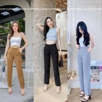 ราคา G02-กางเกงผ้าฮานาโกะ-ขากระบอกเล็ก-ซิปข้าง-สินค้างานป้าย-ไซส์S-3XL (17898522187)