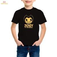 ราคา เสื้อยืด พิมพ์ลาย Bendy and the Ink Machine สําหรับเด็ก (25350370139)