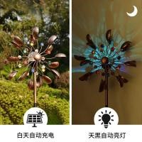 ราคา อเมซอน LED โคมไฟพลังงานแสงอาทิตย์โคมไฟตั้งพื้นกังหัน (26854371465)