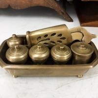 ราคา ชุดเชี่ยนหมากตะกร้าเหลี่มเนื้อทองเหลือง (1775023189)