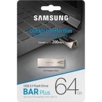 ราคา Samsung 64GB USB 3.1 Gen 1 BAR Plus Flash Drive (Silver) - Max. Read Speed: 200MB/s (11839947172)