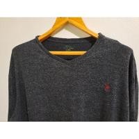 ราคา เสื้อยืดคอวี แขนยาว POLO Ralph lauren ของแท้ มือสอง สภาพดี (23762207768)