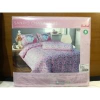 ราคา SALE พิเศษ!! ชุดผ้าปูที่นอน 6 ฟุต คิตตี้ Sanrio แท้!! (5135102591)