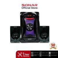 ราคา SONAR ลำโพงบลูทูธเบสหนัก รุ่น CX-504 ชุดลำโพงคอม bluetooth 2.1ch Bluetooth ต่อ AUX (1700817020)