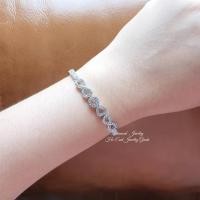 ราคา Infinity Diamond Bracelet สร้อยข้อมืออินฟินิตี้ เพชร Premium CZ งานฝังเพชรทั้งเส้น งานเหมือนเพชรแท้มากๆค่ะ เพชรคัด ขาวใส (5451265610)