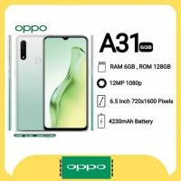 ราคา oppo A31 แรม 6 รอม 128 (ติดฟิลม์กระจกให้ฟรี) หน้าจอHd 6.5 นิ้ว รับประกัน3เดือนจากทางร้าน (23561699940)