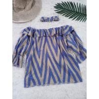 ราคา เสื้อปาดไหล่พร้อมโชคเกอร์ (24012545829)