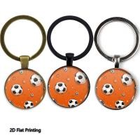ราคา 1ชิ้น2ง แบนพิมพ์สีส้มพื้นหลังลูกฟุตบอลกีฬาธีมพวงกุญแจ,วันครู/วันวาเลนไทน์/ครอบครัว/ของขวัญรับปริญญา (41277299191)