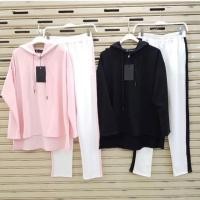ราคา ชุดเซท เสื้อฮู้ดดี้แขนยาว กางเกง (1932099693)