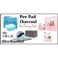 ราคา PeePad Charcoal Pet Dog Cat Bamboo Charcoal Pee Pad Wee Pad Training Absorbent Antibacteria Deodorizing Pee Pads Peepad (26217020458)