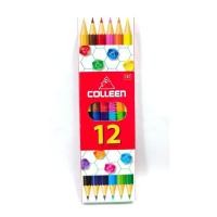 ราคา Colleen No.787 สีไม้ยาว 12 สี 2 หัว (แพ็ค24กล่อง) (44128340946)