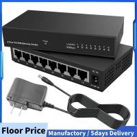 ราคา 1000Mbps Gigabit Ethernet Switch สวิตช์อีเธอร์เน็ต Gigabit สวิตช์อัจฉริยะ สวิตช์เครือข่ายอีเธอร์เน็ต 10/100Mbps US Plug (53055915575)