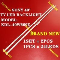 ราคา ใหม่ 2 ชิ้น/เซ็ต KDL-40W660E สําหรับ SONY 40"TV LED 40W660E Light Bar SONY17Y 40_7020_24_REV02 _160720 ไฟพื้นหลัง (22973082163)