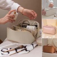 ราคา กระเป๋าเครื่องสำอางค์ กระเป๋าใส่เครื่องสำอางค์ 5ช่อง ทรงหมอน พกพา สำหรับเดินทางมีซิป ขนาดใหญ่ (23816791084)