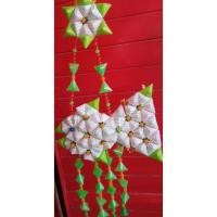 ราคา โมบายปลาตะเพียนขนาดเล็ก จากหลอดกาแฟ ลายชมพู-เขียวปากอ้า สินค้าพร้อมส่ง chutikan shop (10507532885)