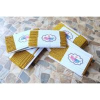 ราคา ดิ้น ตะขาบ(สีทอง)ตีนตะขาบ 18หลา (3850536243)