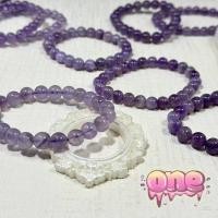 ราคา อเมทิส Amethyst อเมทิสต์ หินอเมทิสต์ สร้อยข้อมืออเมทิสต์ หินอเมทิสต์ หินแท้ 100% หายาก ธรรมชาติ (40455497228)