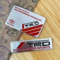 ราคา คุณภาพสูงอลูมิเนียมสติกเกอร์ Moto Emblem Badge อลูมิเนียมมาตรฐาน Decal & สติกเกอร์สําหรับ TOYOTA TRD (27873503342)