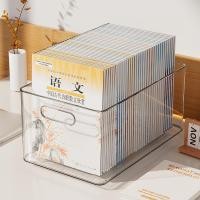 ราคา กล่องเก็บหนังสือเดสก์ท็อปหนังสือเก่ากล่องเก็บเครื่องเขียนอะคริลิคสี่เหลี่ยมโปร่งใสนักเรียนจัดระเบีย (51752212949)