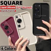 ราคา สําหรับ Huawei P60 P50 P40 P30 P20 Pro P60Pro P50Pro P40Pro P30Pro P20Pro 5G 4G แฟชั่นสแควร์ซิลิโคนเหลวคู่เคสโทรศัพท์กันกระแทกป้องกันกลับปลอกฝาครอบ (48900942536)