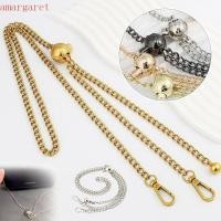 ราคา AMAGARET โซ่โลหะกระเป๋าโซ่, สายรัดกระเป๋าสะพายปรับได้ทดแทน, เข็มขัดโซ่กระเป๋าเงินสีเงินสีทอง (43850324488)