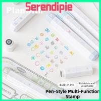 ราคา SERENDIPIE To Do List Journal Stamp, การ์ตูน Self-ink Seal ปากกา, น่ารักที่ถอดออกได้ 6 รูปแบบแบบพกพาไดอารี่ซีลเด็กเครื่องเขียนโรงเรียน (45204651733)