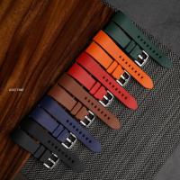 ราคา สายนาฬิกายาง Premium FKM มี Quick Release คุณภาพสูง นิ่ม ทน Flat Style 18, 19, 20, 21, 22 mm [V13] (28851722313)