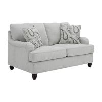 ราคา INDEX LIVING MALL โซฟาผ้า 2 ที่นั่ง รุ่นกรีนิช - สีเทาอ่อน (28288555876)