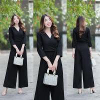 ราคา Fashion In My Life เสื้อผ้าแฟชั่น เดรส เสื้อจั้มสูท มี 9 สี ครีม น้ำตาล ขาว ดำ แดง ชมพู กรม เทาเข้ม เขียวขี้ม้า#จั้มสูท (6780837065)