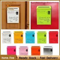 ราคา [Katarina_x] กล่องกล่องจดหมายติดผนังความจุขนาดใหญ่ข้อเสนอแนะกล่อง Letterbox Retro หนังสือพิมพ์ผู้ถือกล่องสําหรับ Porch Yard Garden Gate กลางแจ้ง (52004672476)