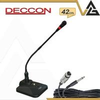 ราคา DECCON MC-81 ไมค์ประชุมตั้งโต๊ะ คอยาว 42ซม มีปุ่ม เสียงดนตรี ประกาศ Bell Desktop Chime Microphone (22324539988)