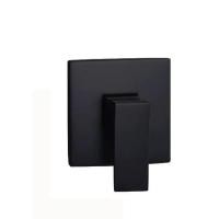 ราคา Black Bath Shower Faucets Control Brass Mixing Valve Switch Concealed Shower Valve Mixer Hotel Faucet Mixing Wall Shower (29219700118)