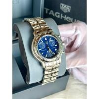 ราคา Tag Heuer S6000 รุ่นTopวงแหวนจับเวลา บอกวันที่ หน้าปัดDark Blue (28676923108)