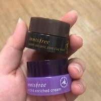 ราคา Innisfree Super volcanic pore clay mask & Orchid enriched cream tester (582745861)