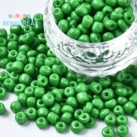 ราคา เม็ดแก้วลูกปัดสีเขียวขนาด ø4~5 mm x 3~5 มิลลิเมตร หลุม: 1.2~1.5 มิลลิเมตร ประมาณ 4500 เม็ดต่อปอนด์ (48403799123)