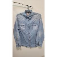 ราคา เสื้อ Shirt Jeans แบรนด์ Mossimo Supply (ของแท้) สีฟ้า ไซส์ XL รอบ"อก" 48 ยาว31 ไหล่20 (25057290795)