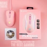 ราคา ส่งต่อ เมาส์เกมมิ่ง Nubwo gaming Marco muse NM-89M สีชมพู (ไม่เคยใช้เลย ประกันหมดแล้ว) (27279124583)