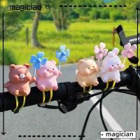 ราคา MAGICIAN ตุ๊กตาสัตว์ Windmill ตกแต่ง, Capibara การ์ตูนลมยางหักจักรยาน, ตลกน่ารักหมูน้อยสีชมพูตกแต่งรถจักรยานยนต์ใบพัดตกแต่ง (42628969805)